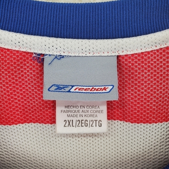 Vtg Reebok Jordan Jersey Bullets Hardwoods Classic Mens 2XL NBA Shirt Mesh Y2K - Picture 7 of 12